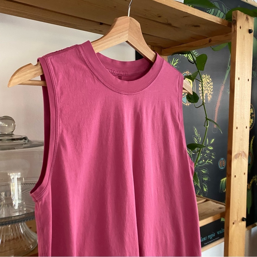Lululemon Berry Pink All Yours Pima Cotton Tank Top Small - Picture 10 of 15